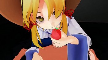 MMD - Suwako POV Blowjob.